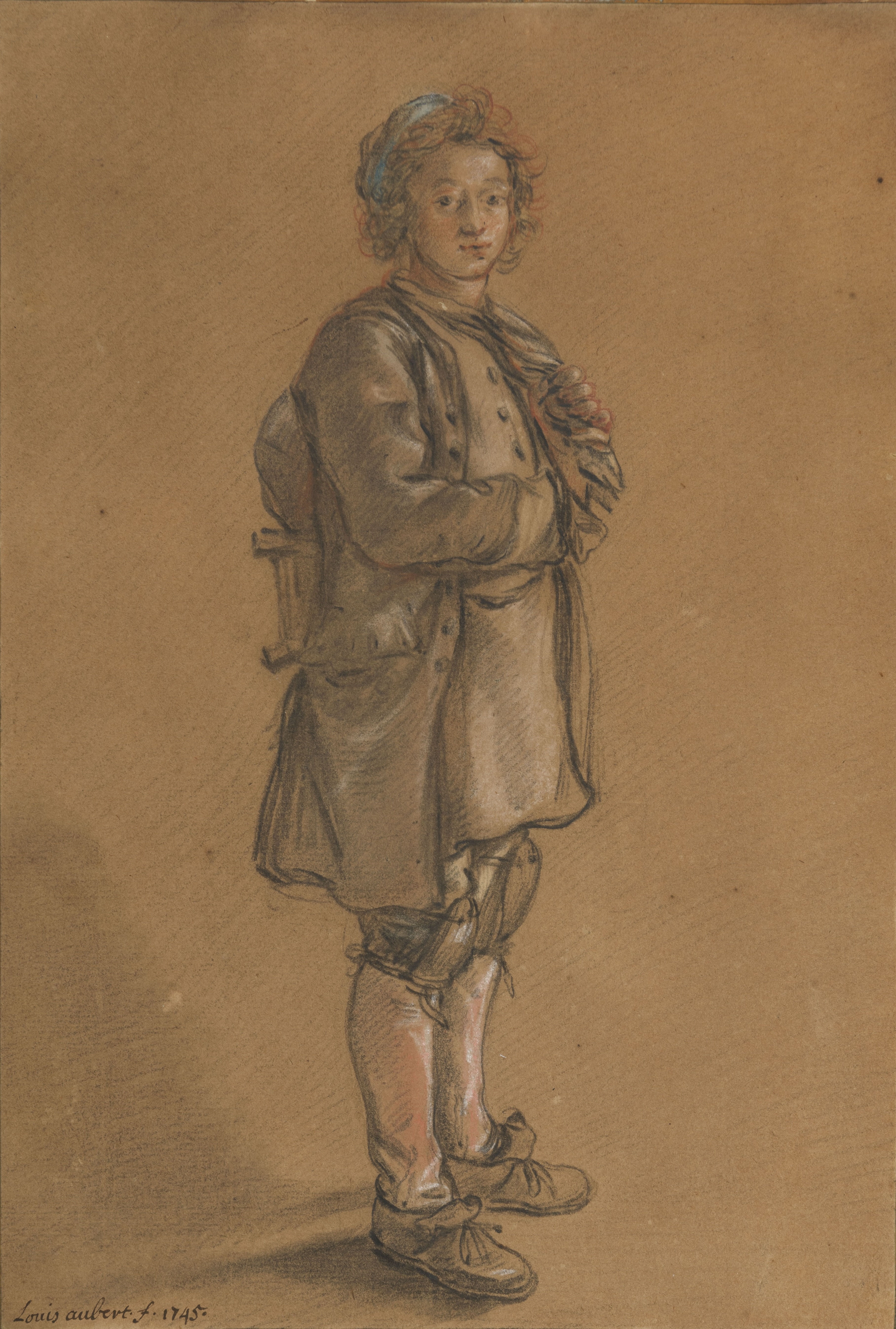 A Young Boy Standing